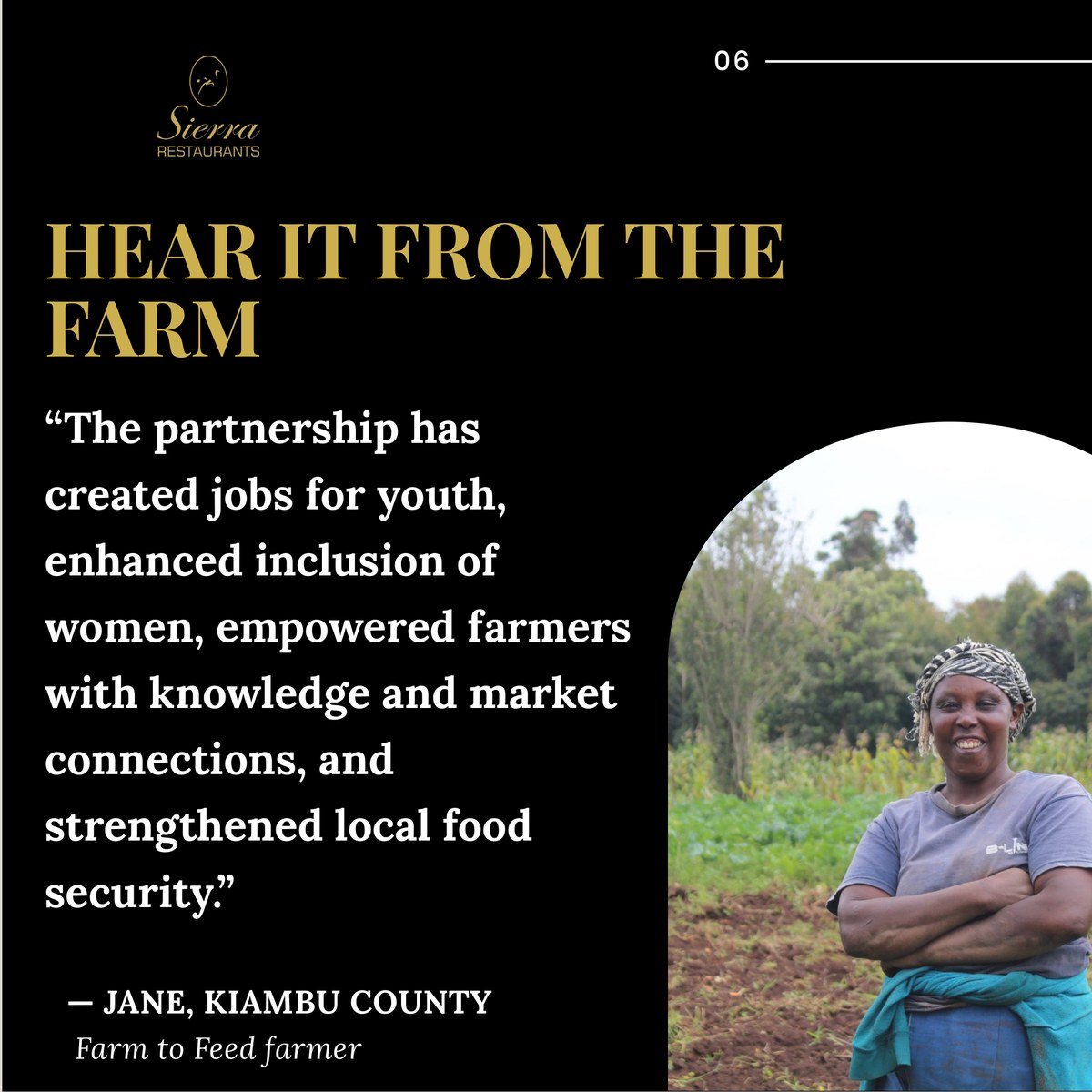 Hear it from the farm — Jane, a Farm to Feed farmer from Kiambu County